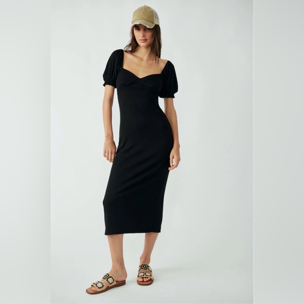 Free People Bel Air Midi Dress - Size XS